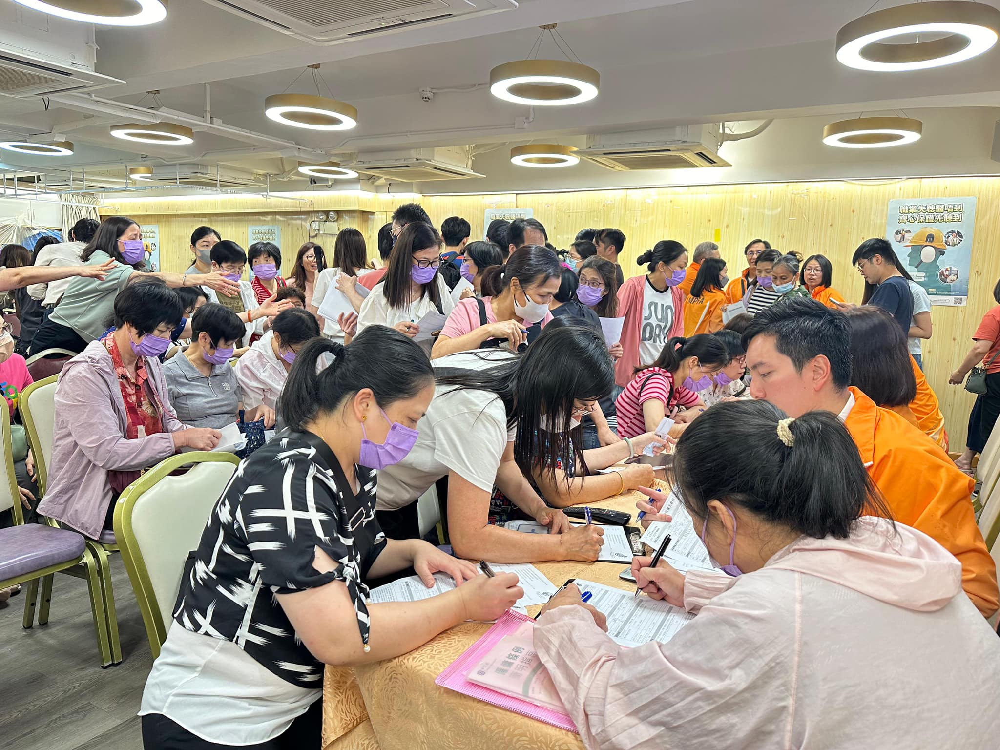 爭取勞工權益,協助受結業潮影響員工